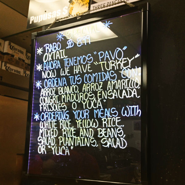 La Playa Menu 2